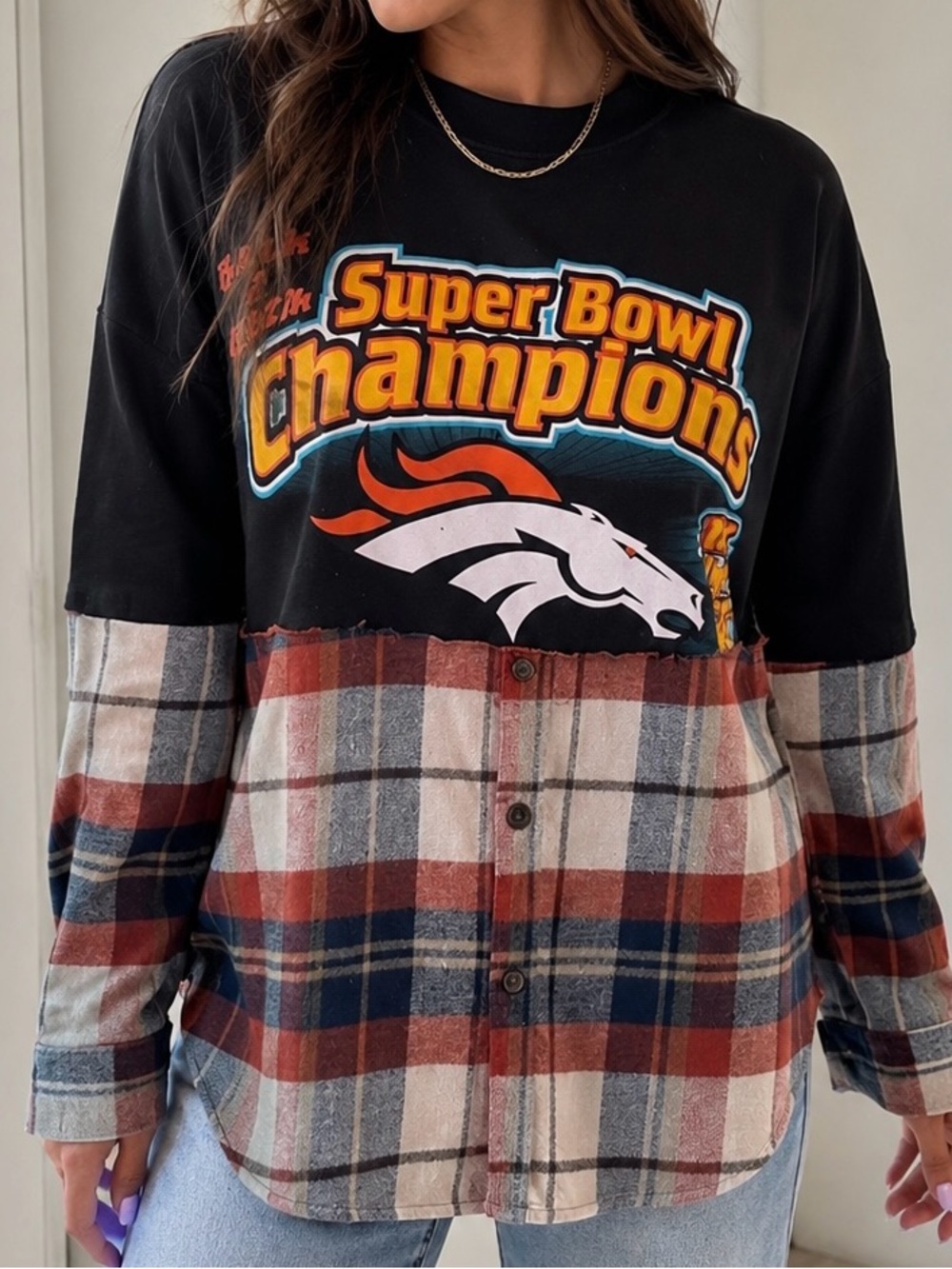 Iamkoko.la Denver Broncos Super Bowl Champions Sweatshirt 1-of-a-kind vintage
